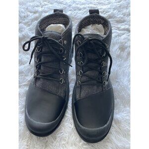 TOMS Men's Cordova Castlerock Gray Wool/Leather Ankle Boot Size 12